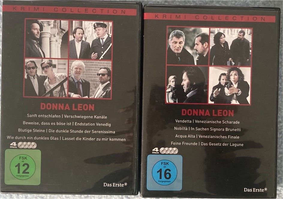 Donna Leon Comissario Brunetti DVD-Box in Hellenthal