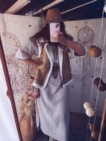 Braune Aviatorweste H&M M Neu Boho Hippie Niedersachsen - Freren Vorschau