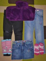 Mädchen Bekleidungspaket  Jeans + Jacke + Jeansrock 8 Tlg 104 Sachsen-Anhalt - Erxleben (bei Haldensleben) Vorschau