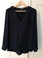 Dunkelblaue Bluse Gr. 36 von H&M Sachsen-Anhalt - Beetzendorf Vorschau