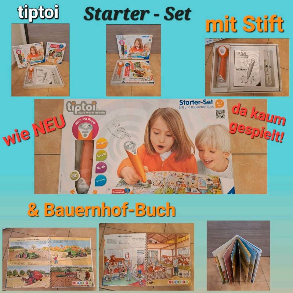 Tiptoi Bücher Starter Set Musikschule Dschungel Olympiade Quizzen in Renchen