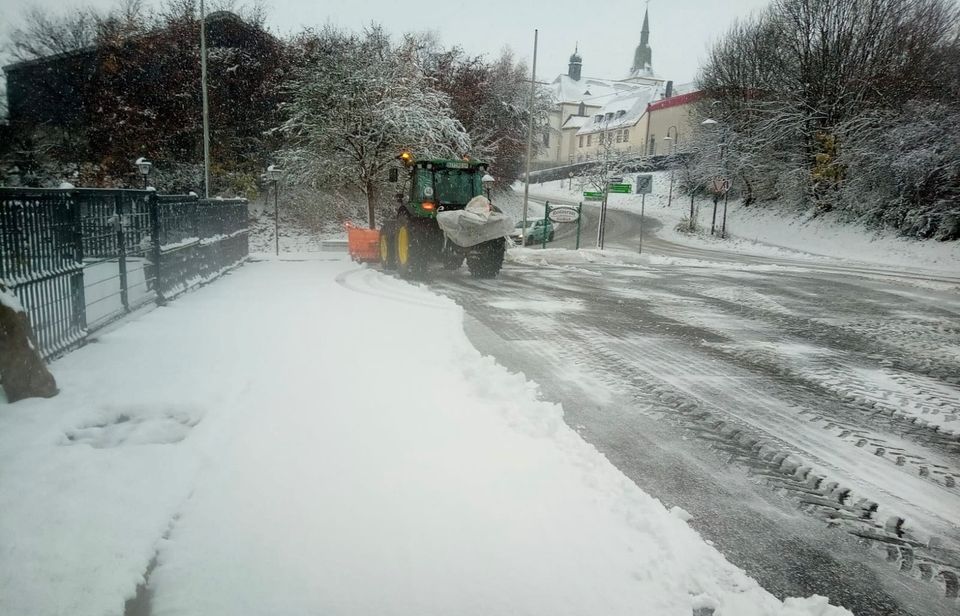 Winterdienst ,Streudienst,Schneeräumen,Streusalz in Prüm