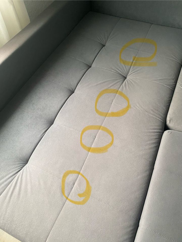 Sofa Couch grau in Mainz