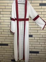 Abaya weißes traditionelles Chiffon Kleid NEU Palästina Jordanien Düsseldorf - Holthausen Vorschau