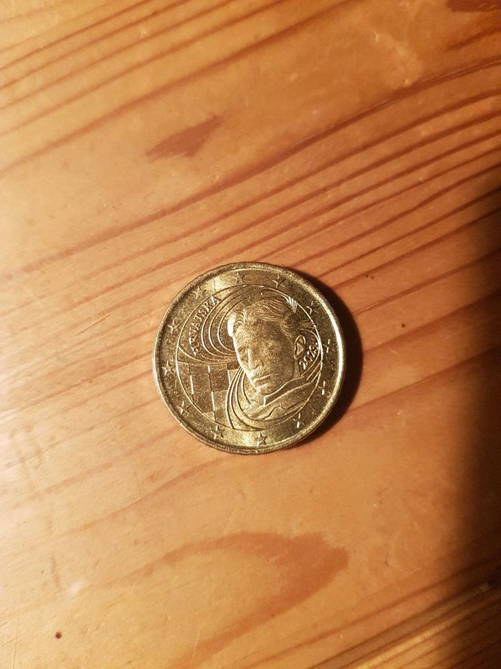 2€ Münze Nikola Tesla Hrvatska in Büdingen