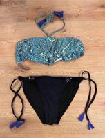 Neu Bikini Set schwarz und Türkis Schulterfrei Oberteil Hose Neustadt - Gartenstadt Süd Vorschau