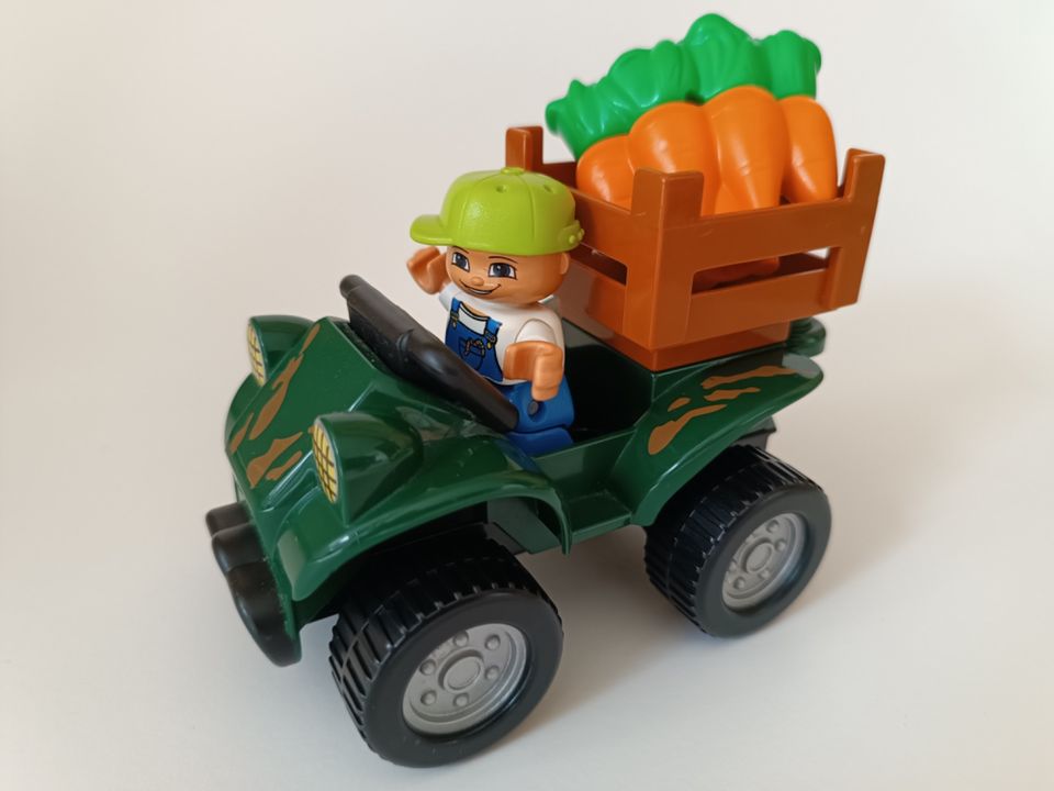 Lego Duplo Set, Bauernhof, Müllabfuhr, Quad, Briefträger, Zoo, in Tennenbronn