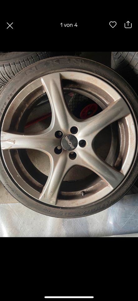 Ronal Felgen 7.5 mal 18 LK 5x100 MG/ BMW/VW in Oestrich-Winkel