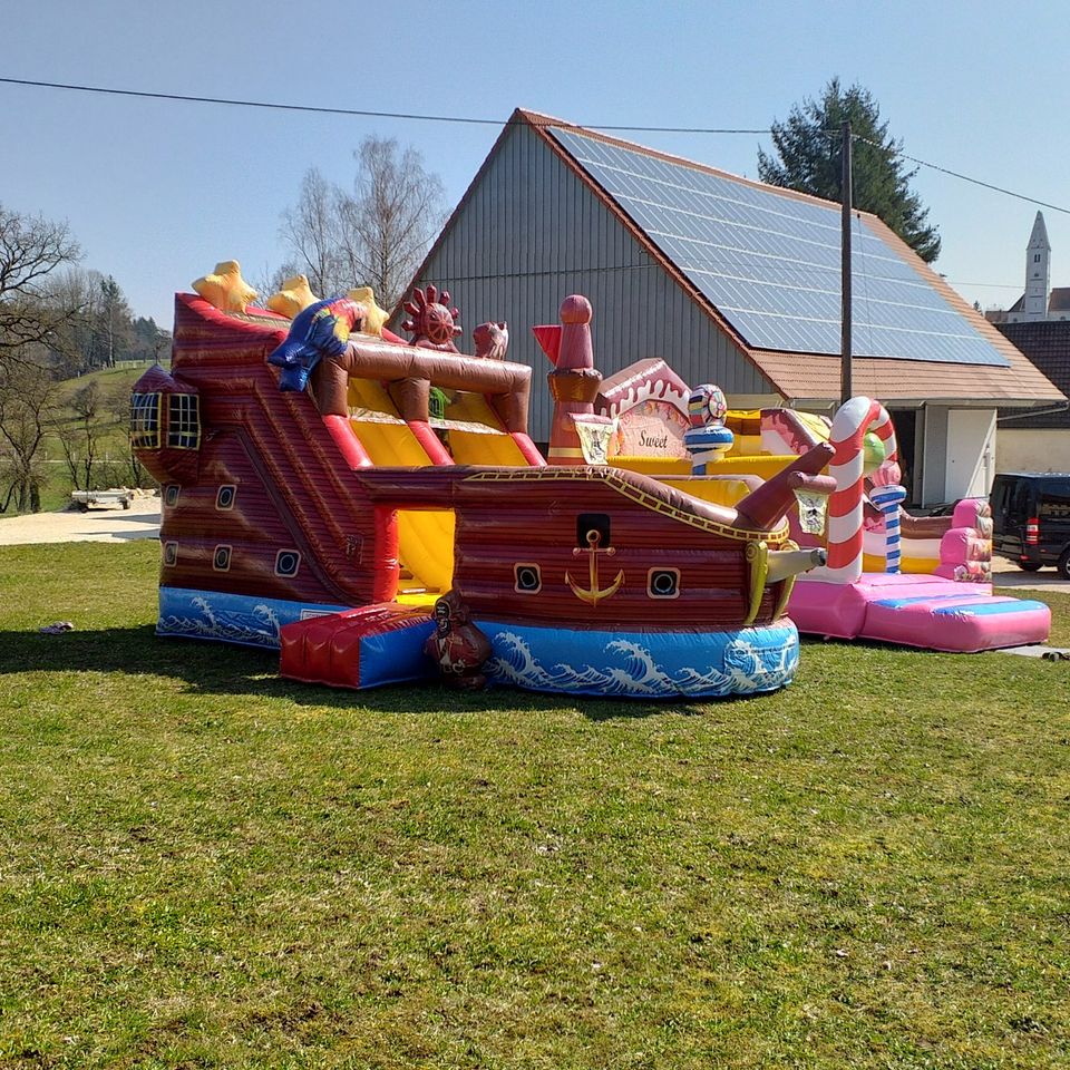 Hüpfburg Piratenschiff Leihen Mieten Geburtstag Hochzeit Event in Winterbach Kr. Günzburg