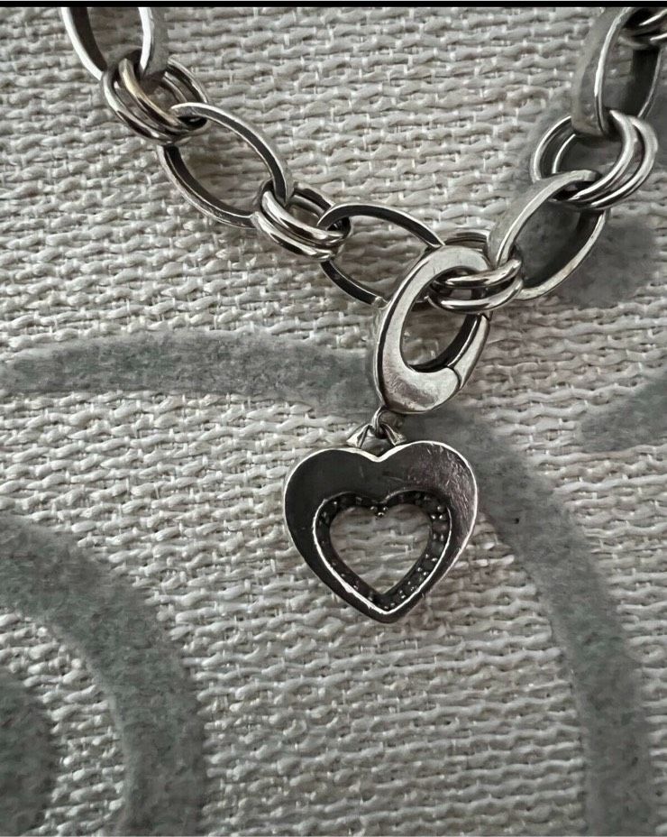 Jette Joop Armband mit Herz Anhänger 925 Silber in Wuppertal