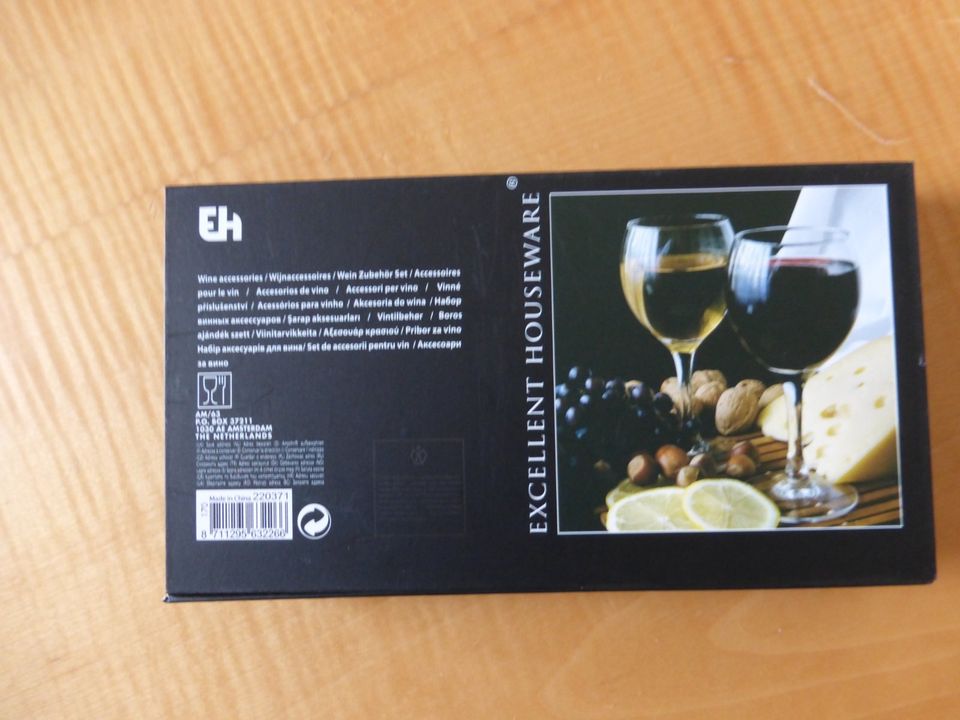 Excellent Houseware Sommelier-Set Wein-Zubehör 4-teilig neu OVP in Vilsbiburg