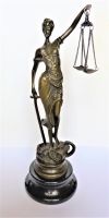 Bronze Figur Justitia sign.Mayer und Bronzestempel Westerwaldkreis - Caan Vorschau