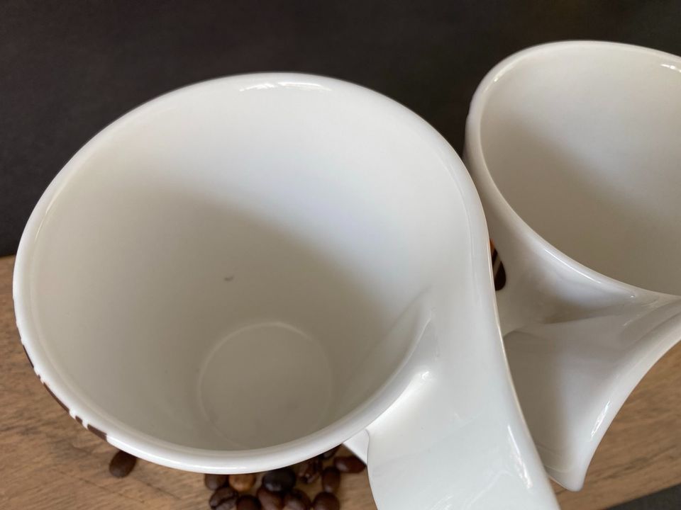 Kaffeebecher von Villeroy und Boch, Henkelbecher, New Wave in Ganderkesee