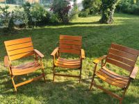 3 Holzgartenstühle evtl. Teak Niedersachsen - Söhlde Vorschau