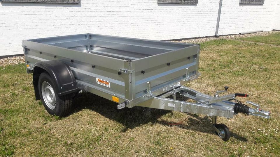 Neuer 1300 KG Anhänger, kippbar, 100 Km/h, PKW-Anhänger, Trailer in Ilsede