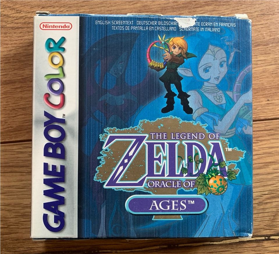 Zelda: Oracle of Ages, Game Boy Color, Spiel inkl. OVP, Anleitung in Kahla