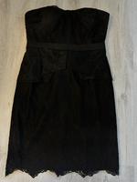 Trägerloses schwarzes Damenkleid Festlich Elegant 42 Sachsen - Schönberg Vorschau