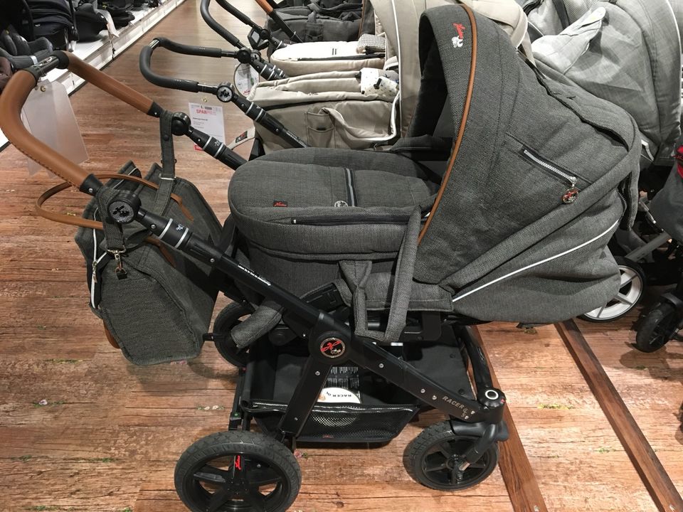 Hartan Racer GTS Kinderwagen Buggy grau Braun in Braschwitz