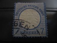 Briefmarken Deutsches Reich 7 Kreuzer Brustschild MiNr. 26 gest. Baden-Württemberg - Konstanz Vorschau