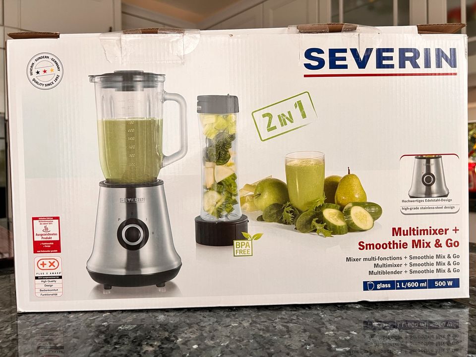 Severin Multimixer + smoothie mix & go = neu = in Dassendorf