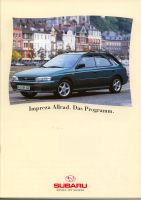1995 PROSPEKT SUBARU IMPREZA ALLRAD - 03/95 – BESTSELLER Hessen - Birkenau Vorschau