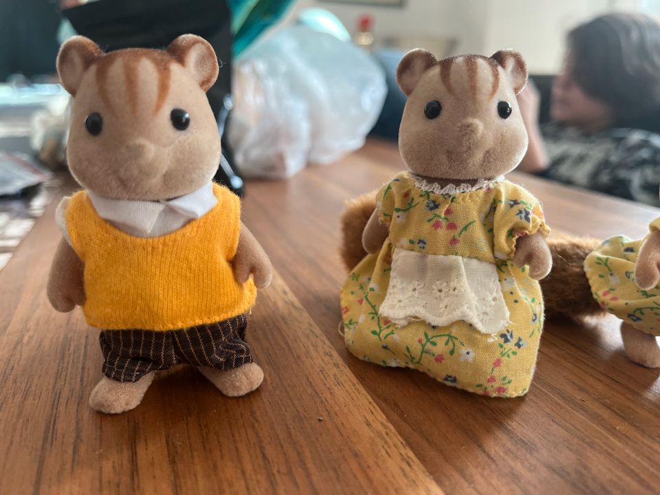 Sylvanian Families Eichhörnchen Familie Walnuss Squirrel 4172 in Düsseldorf