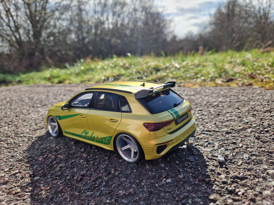 1:18 MTM Audi S3 Tiefer Tuning mit 19 Zoll MB KV1 Echt Alu Felgen in Eisleben