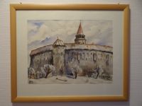 Aquarell Tartlauer Kirchenburg Siebenbürgen Baden-Württemberg - Böblingen Vorschau