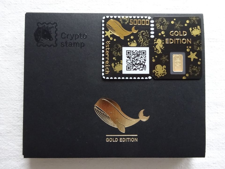 500 Euro Crypto Stamp twoqC Code 5 stellig WAL GOLD in Dortmund