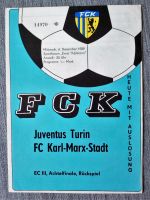 Fußballprogramm FC Karl-Marx-Stadt Europa-Cup Juventus Turin:FCK Hessen - Kirchhain Vorschau