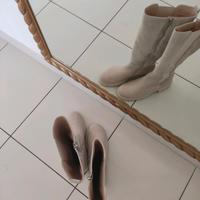 absolut neuwertige Paul Green Stiefel beige Hessen - Bad Camberg Vorschau