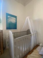 Babybett 60x120 cm mit Matratze und Himmel Himmelbett Stuttgart - Bad Cannstatt Vorschau