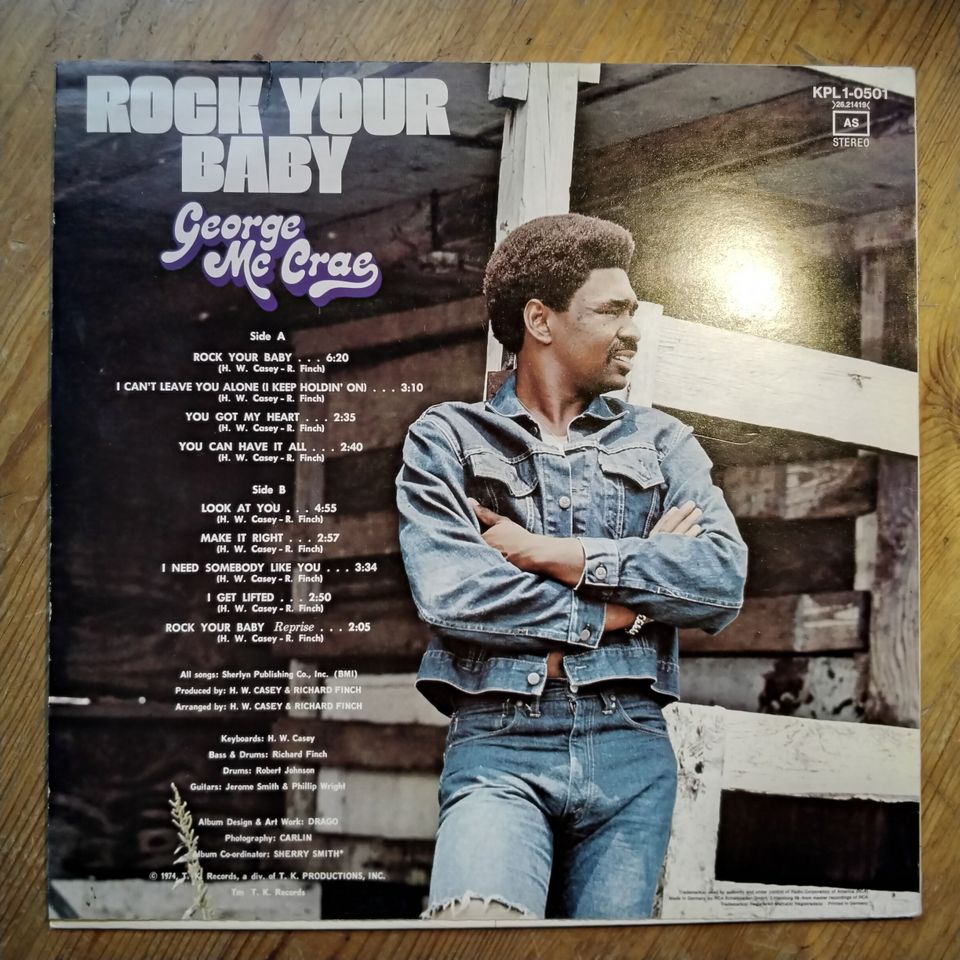 George Mc Crae Rock your Baby LP 1974 Vinyl very good Miami Soul in Kiel