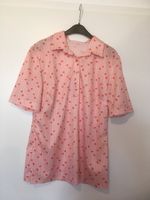 Rot-weiße, kurzärmelige Bluse, Kleeblatt, VINTAGE, 70er, Hippie Friedrichshain-Kreuzberg - Friedrichshain Vorschau