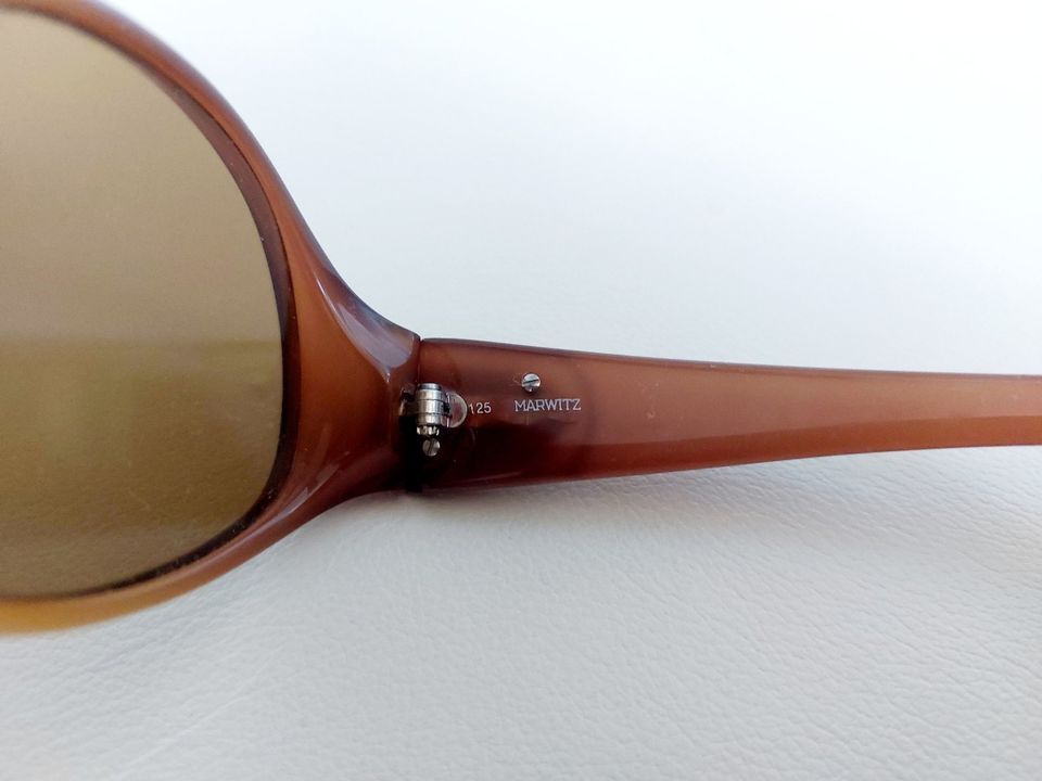 MARWITZ Berlin Vintage Sonnenbrille Hellbraun 60er Jahre in Lengerich