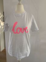 T-Shirt JUST Gr. M weiß mit LOVE Print Pink Neuwertig ❗️ Innenstadt - Köln Altstadt Vorschau