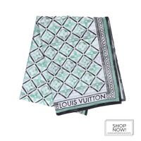 LOUIS VUITTON PAREO - SARONG 'MONOGRAM FLOWER TILE' AUS BAUMWOLLE Hessen - Darmstadt Vorschau