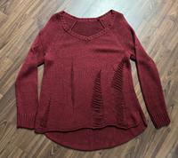 Guess Pullover Cutout Schulter redwine GR. L Hessen - Weinbach Vorschau