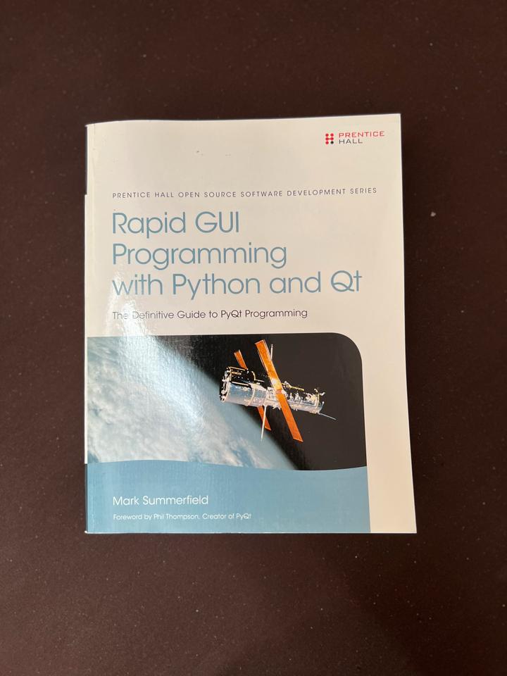 Rapid GUI Programming with Python and Qt in Jena