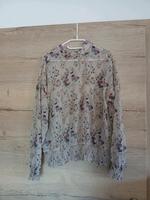 ONLY Bluse Gr. 40/L transparent beige Blumen Damen Hessen - Reinhardshagen Vorschau