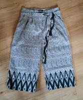 Gang Culotte Stoffhose Hose Größe W 30 ca. 40 schwarz weiß Ethno Baden-Württemberg - Ketsch Vorschau