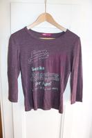 S. Oliver Shirt Pullover Aufdruck lila ¾-Arm S 36 Baden-Württemberg - Heidelberg Vorschau
