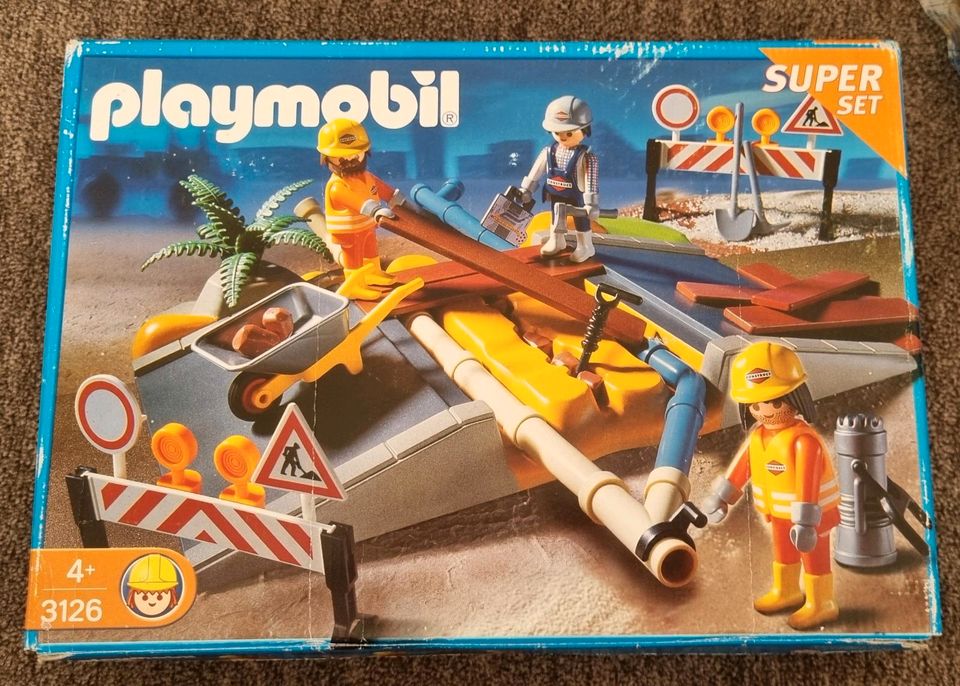 Playmobil SuperSet Bau 3126 Rohrleitungsbau in Ennepetal