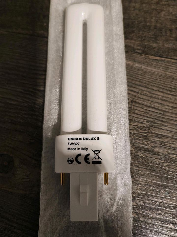 Osram Dulux S 7W 827 G23 Lumilux Inoterna Warmweiß 2P 7W in Nuthetal