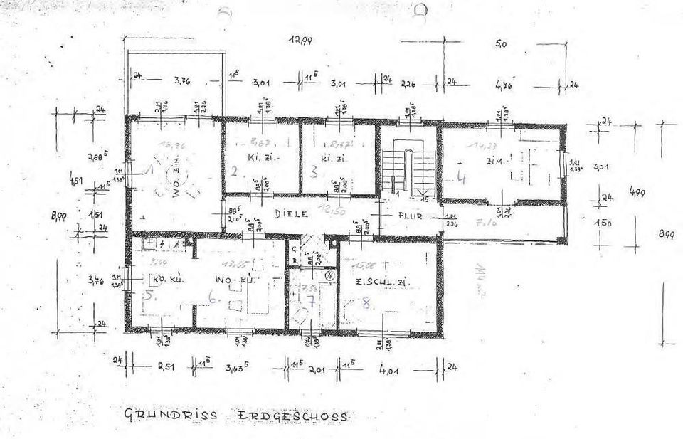 2-Fam-Haus* el. Doppelgarage* vollvermietet* großzügiger Dachboden* gr. Garten* Reinheim/Ueberau in Reinheim