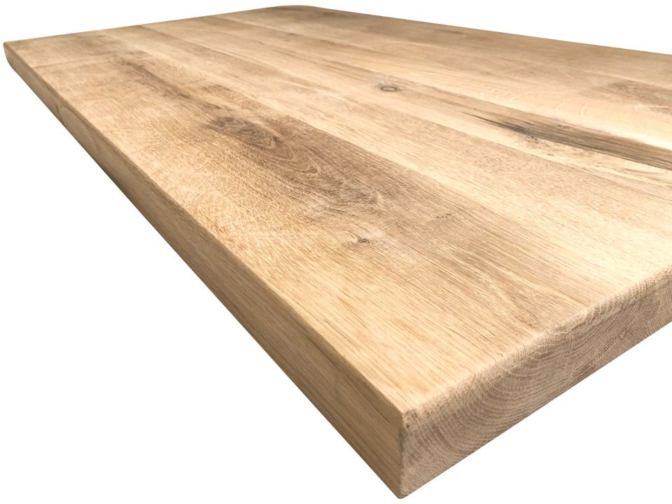 Tischplatte Holzplatte Massiv Eiche 110cm X 60cm X 4cm in Albstadt