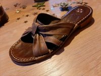 Schuhe Sandalen Sandaletten Vero Cuoio  Leder39 Handmade blaugrau Nordrhein-Westfalen - Stolberg (Rhld) Vorschau