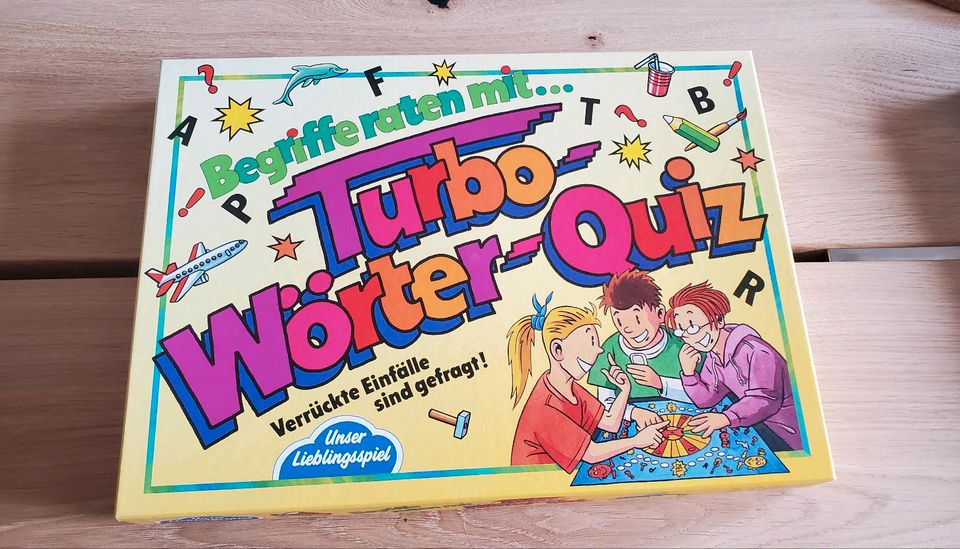 Retro Spiel "Begriffe raten... mit Turbo-Wörter-Quiz" in Brechen