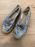 ILC / Espadrilles / Damenschuhe / Glitzer / Pailletten / Silber Hessen - Taunusstein Vorschau