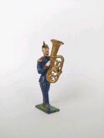 Antik : Ca. 120 Jahre alte Heyde Zinnfigur Tuba Spieler Frankfurt am Main - Niederursel Vorschau